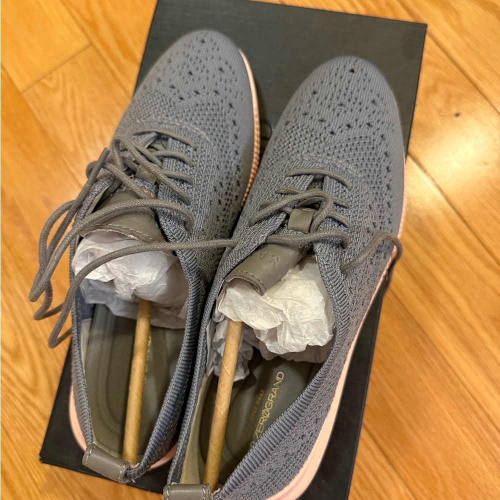 Cole Haan Women’s Gray Knit Sneakers